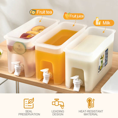 Jarra Dispensadora de Agua Fría con Grifo - Contenedor de Gran Capacidad para Bebidas - Image 16