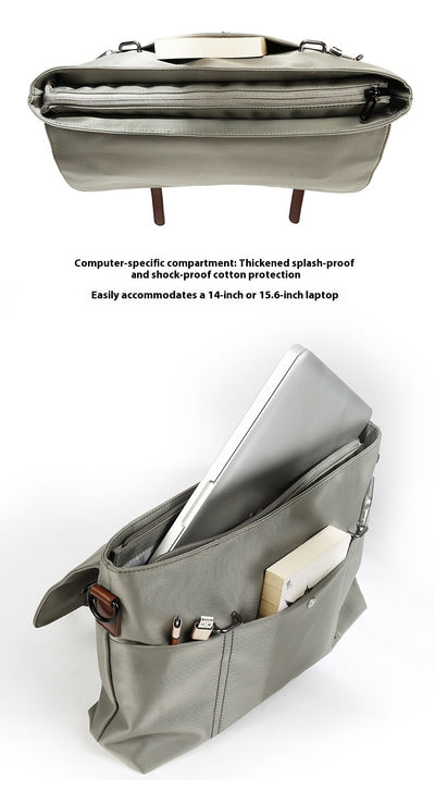 Bolsa Bandolera Casual de Lona para Hombre - Image 10