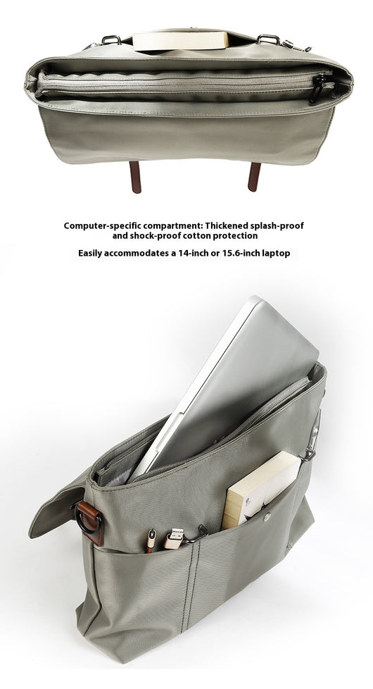 Bolsa Bandolera Casual de Lona para Hombre - Image 10