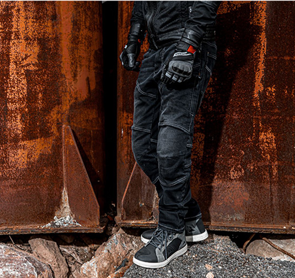 Pantalones Moto Retro con Protección Anticaídas