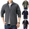 Chaqueta de Forro Polar con Cuello Alto para Hombre