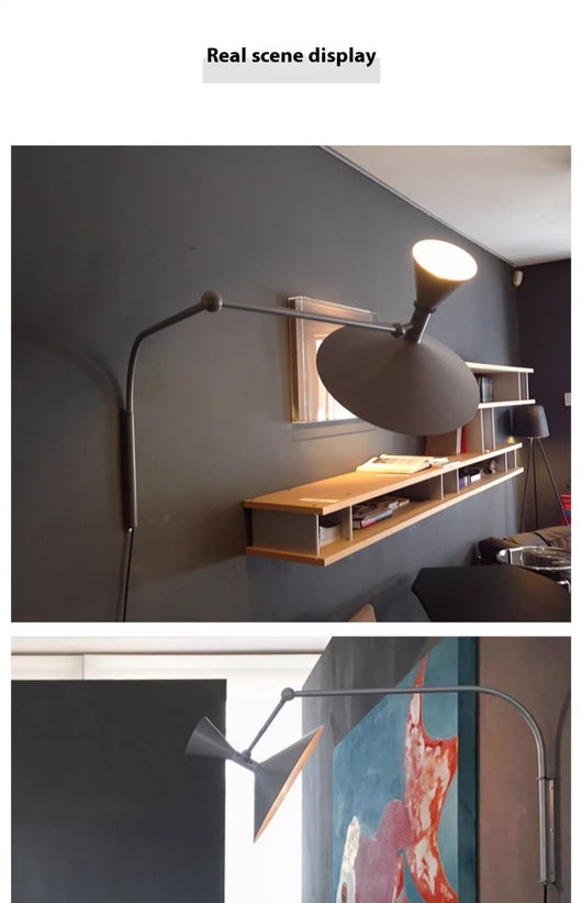 Lámpara Rotativa de Lectura Nemo - Diseño Minimalista Italiano para Dormitorio y Estudio - Image 12