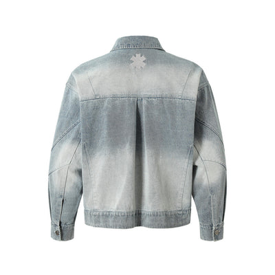 Chaqueta Denim Punk Heavy Industry Lavado Vintage para Hombre - Image 7