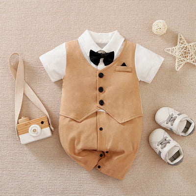 Mameluco Elegante para Bebé Niño - Ropa de Otoño - Image 9