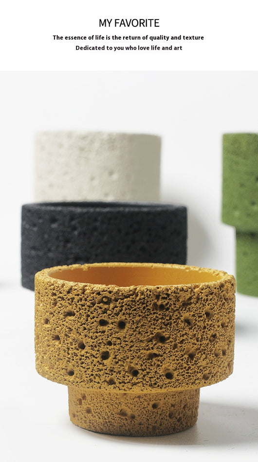 Maceta de Cemento Nórdica con Acabado Mate - Diseño Minimalista y Elegante - Image 27