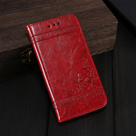 Funda Tipo Libro de Cuero Retro Lujo Compatible con iPhone y Samsung Galaxy - Image 10
