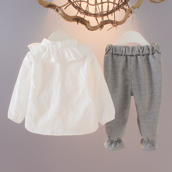 Conjunto Largo para Bebé Niña con Mangas Largas