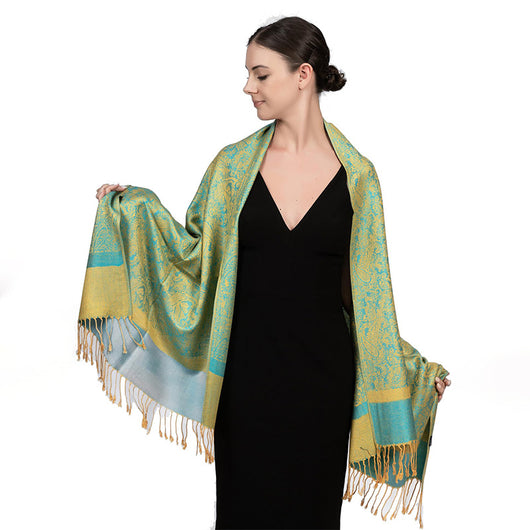 Elegante Chal Ligero de Lujo - Envolvente de Imitación Cashmere para Mujer - Image 3