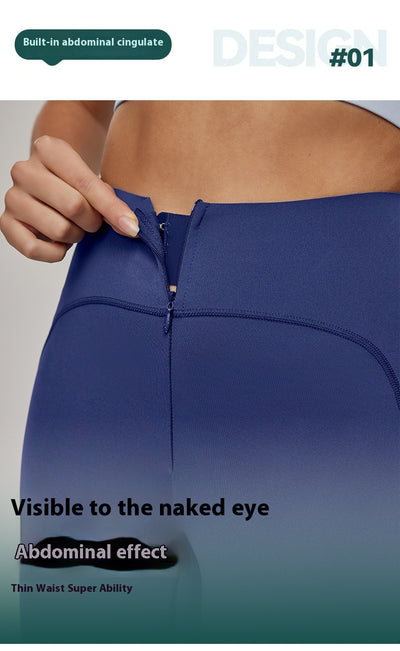Pantalones Deportivos Levanta Cadera Cintura Alta Sin Costuras - Image 19