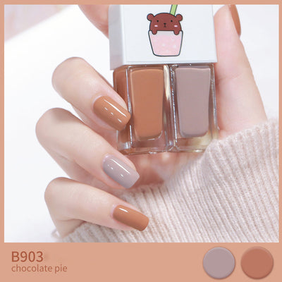 Esmalte de Uñas Bicolor Otoño-Invierno: Set Gemelo a Base de Agua con Efecto Explosión - Image 4