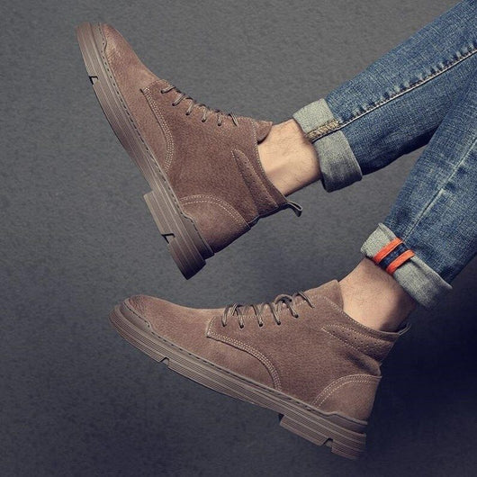 Botas de Trabajo Tipo Militar para Hombre - Caña Alta Reforzada - Image 3