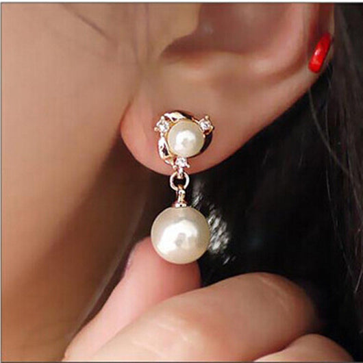 Aretes de Diamante con Flecos - Image 3