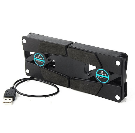 Base Refrigerante Giratoria USB con 2 Ventiladores para Laptop 8-14 Pulgadas - Image 3