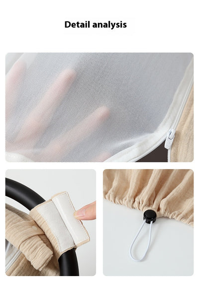 Protector de Coche para Bebé con Aislamiento Térmico y Protección contra el Viento - Image 13