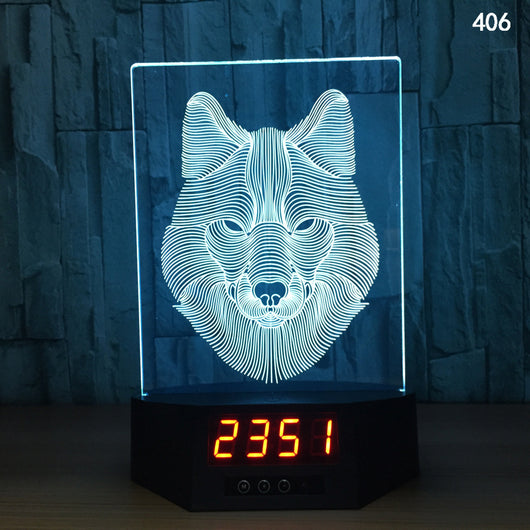 Lámpara LED Delfín 3D con Carga Inalámbrica - Luz Nocturna Brillante - Image 36