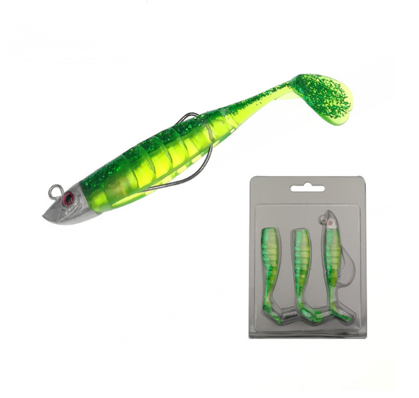 Señuelo de Pesca Suave con Cola en T - Cebo Artificial Premium