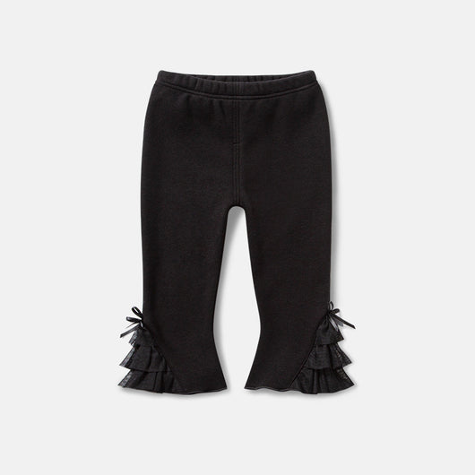 Pantalones Acampanados de Terciopelo Cálido para Niña Invierno