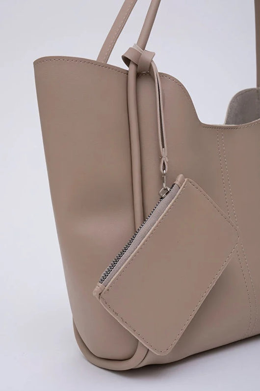 Bolso de Cuero Sintético para Mujer con Billetera y Neceser Incluidos - Image 5