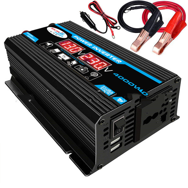 Inversor 12V 300W con Pantalla Digital y Doble USB - Image 3
