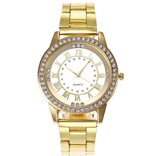 Reloj de Lujo para Mujer Vansvar Rose Gold con Cristales Brillantes - Image 5