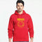 Sudadera con Capucha Estampado Sonrisa para Hombre