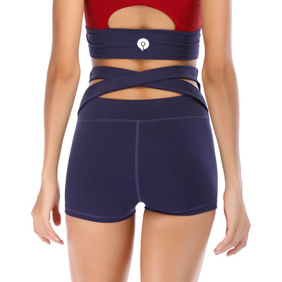 Shorts Yoga Cintura Alta Sin Costuras para Mujer