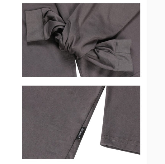 Camiseta Manga Larga con Cortes Asimétricos y Corte Holgado - Image 9