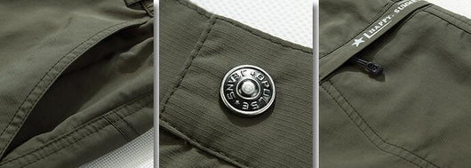 Pantalones Cortos Deportivos Multi-Bolsillos de Secado Rápido - Image 8