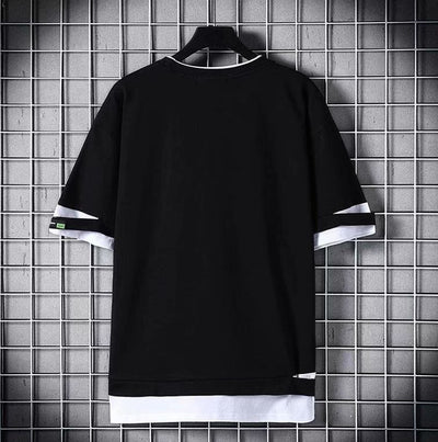 Playera Holgada Hip-Hop de Manga Corta para Hombre - Image 3