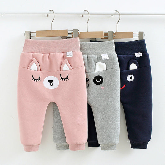 Pantalones Infantiles Estampado Divertido para Otoño e Invierno - Image 3