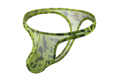 Bóxer Sexy Estampado Leopardo Malla T-back Cintura Baja - Image 3