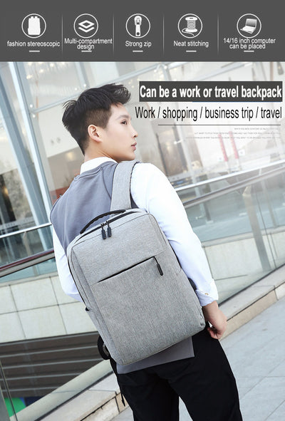 Mochila Antirrobo con Puerto USB para Laptop - Mochila de Viaje Profesional Unisex - Image 13