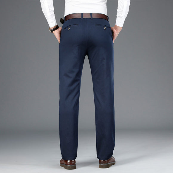 Pantalones Rectos Cómodos para Hombre Maduro