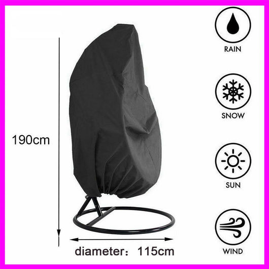 Funda Protectora para Silla de Exterior Negro
