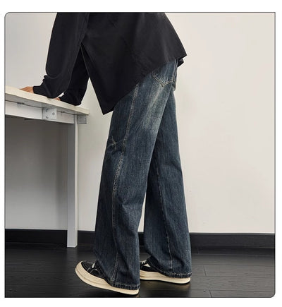 Jeans Rectos Holgados para Hombre - Estilo Moderno y Versátil - Image 8