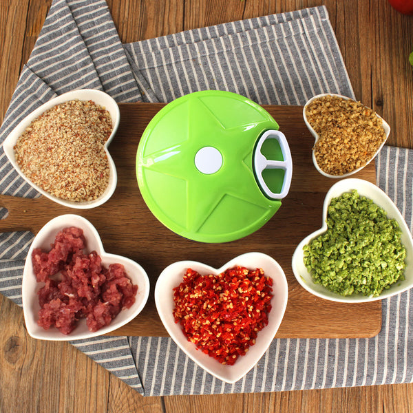 Rallador Multifuncional de Verduras y Frutas con Picador de Carne Manual