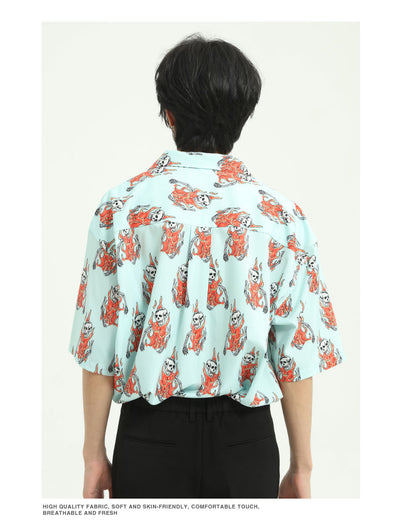 Playera con Estampado de Calavera - Image 5