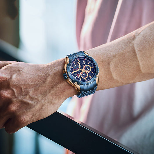 Reloj de Negocios Multifuncional Resistente al Agua para Hombre - Image 3