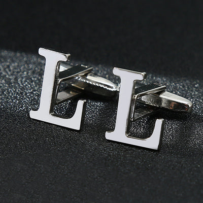 Gemelos de Letras del Alfabeto para Hombre - Botones Franceses Elegantes - Image 36