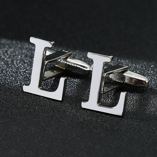 Gemelos de Letras del Alfabeto para Hombre - Botones Franceses Elegantes - Image 36