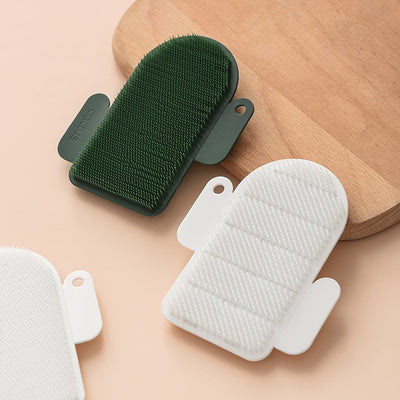 Cepillo Multifuncional de Limpieza para Frutas y Verduras con Cactus