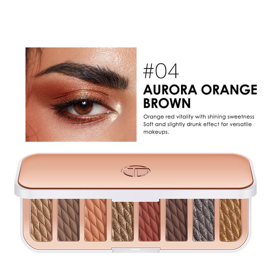 Paleta de Sombras 8 Colores con Rubor y Polvo Matificante Textura Mousse - Image 5