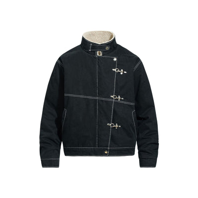 Abrigo de Algodón para Hombre con Diseño Locomotora - Image 5