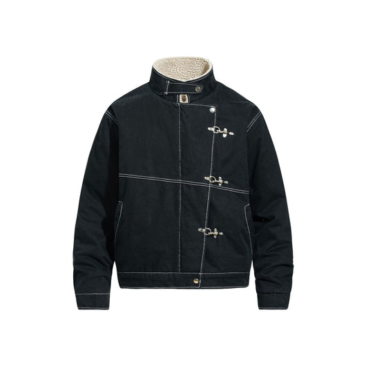 Abrigo de Algodón para Hombre con Diseño Locomotora - Image 5