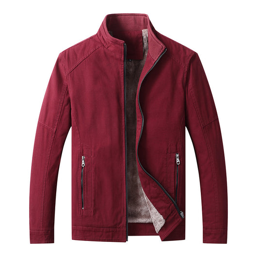 Abrigo de Cuello Alto Otoño Plus Terciopelo Algodón - Image 17