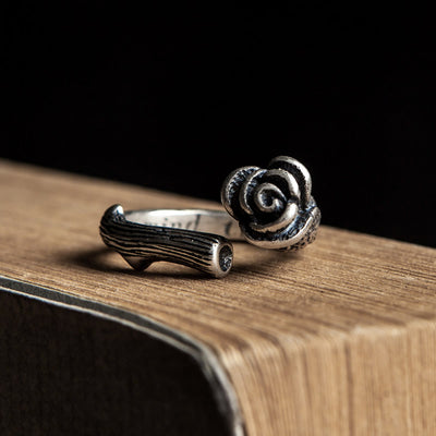 Anillo Rosa de Plata 925 Dark Dream - Image 6
