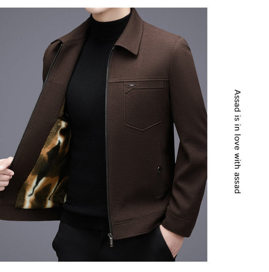 Chaqueta de Lana Corta para Hombre Otoño Invierno - Image 13