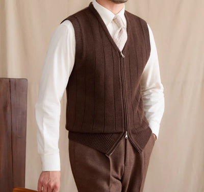 Chaleco Tejido Slim Fit Casual para Hombre - Image 10