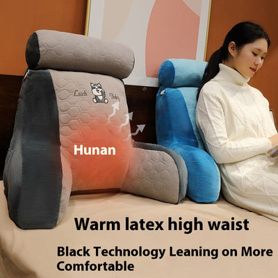 Almohada de Látex Elevada con Soporte Cervical y Funda Acolchada Premium - Image 12