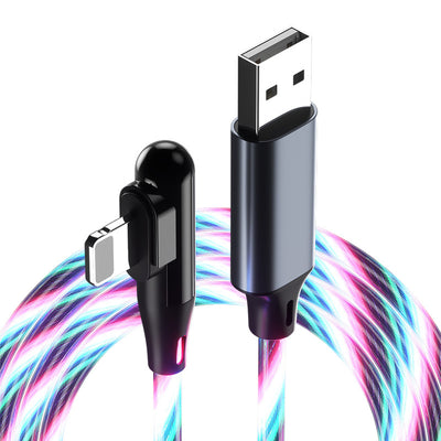 Cable de Carga Rápida Luminoso con Conector Acodado Premium - Image 6